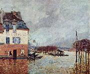 Alfred Sisley uberschwemmung in Port Marly oil painting
